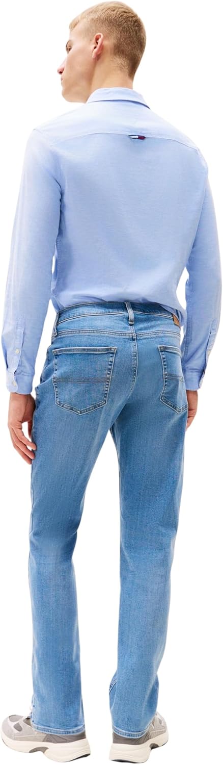 Detalle de Tommy Jeans Herren Jeans Ryan Slim Stretch im 5-Pocket-Style
