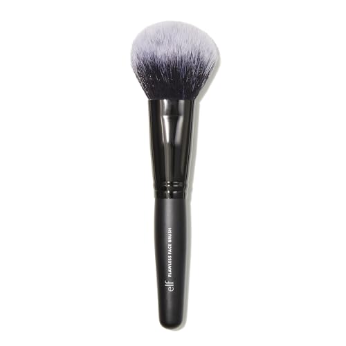 Detalle de e.l.f. Flawless Face Brush: Two-Sided Synthetic Brush for Contour, Powder, Blush & Bronzer