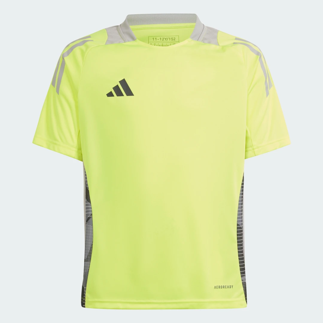 Detalle de Camiseta entrenamiento Tiro 24 Competition (Adolescentes) de Adidas – Amarillo
