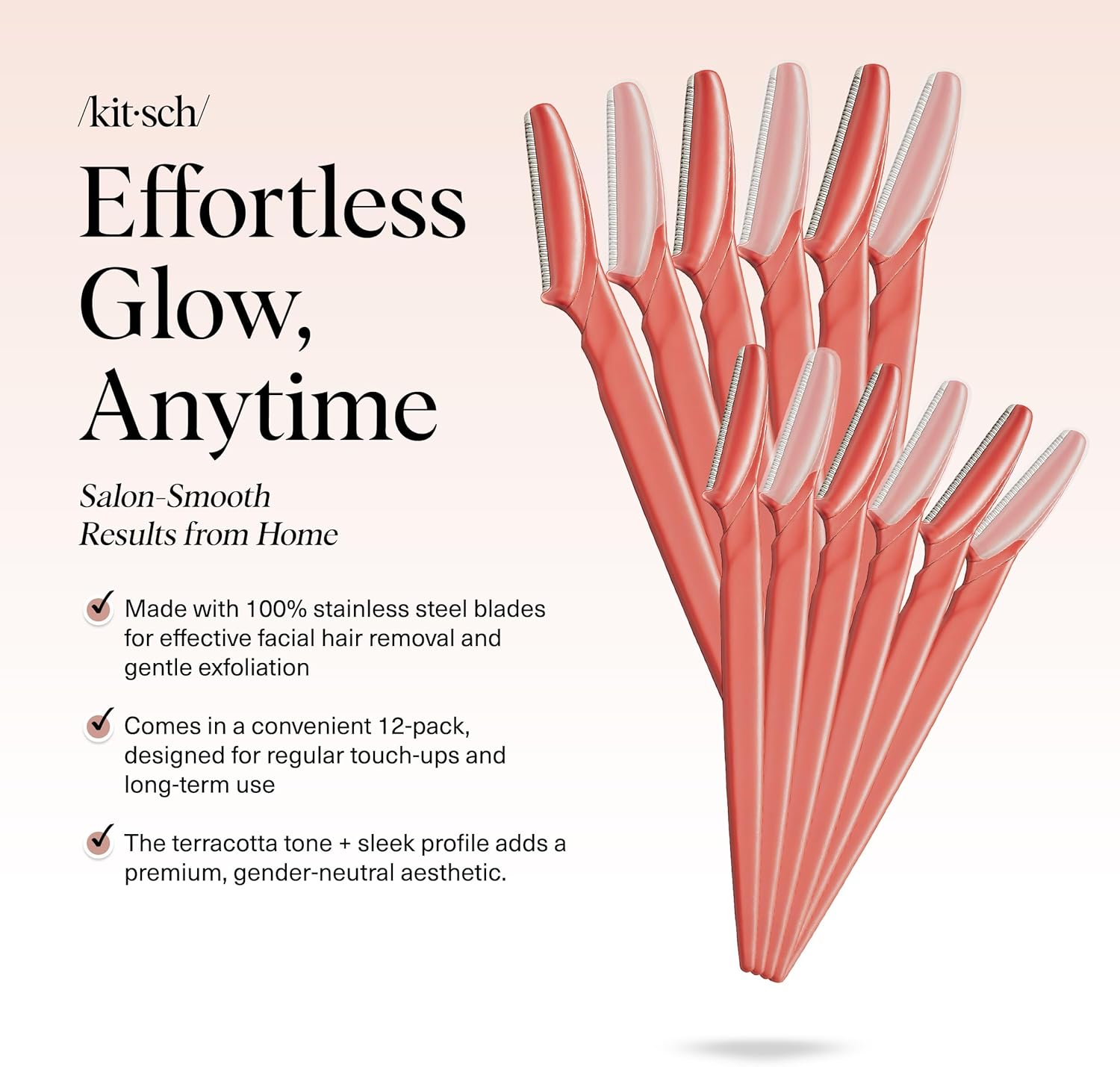 Thumbnail 1 de Kitsch Dermaplaning Tool Corallo 12 pezzi