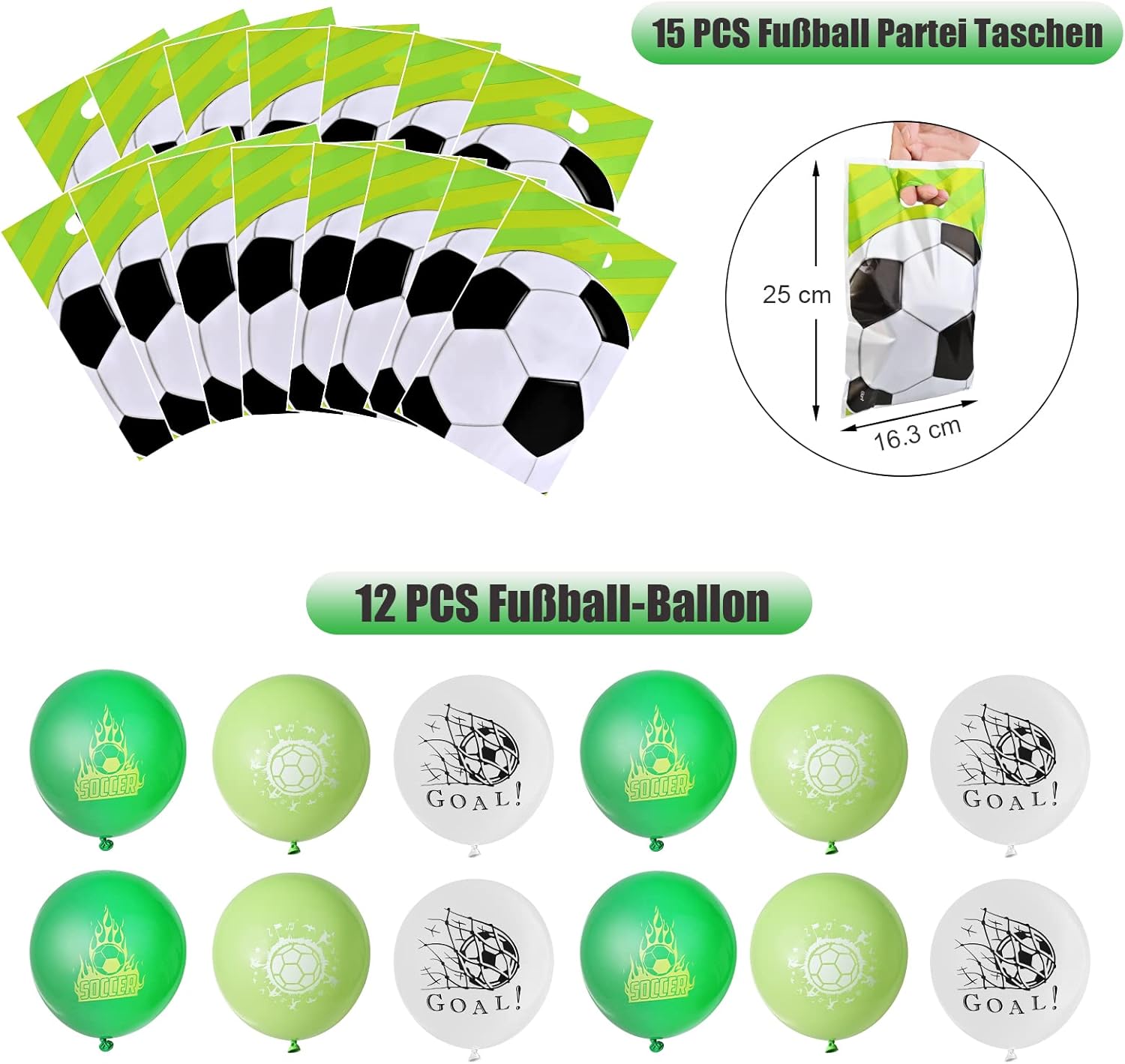 Detalle de GOLDGE 87Pcs Fußball Party Mitgebsel – 87-teiliges Set für Kindergeburtstag und Fan-Feier