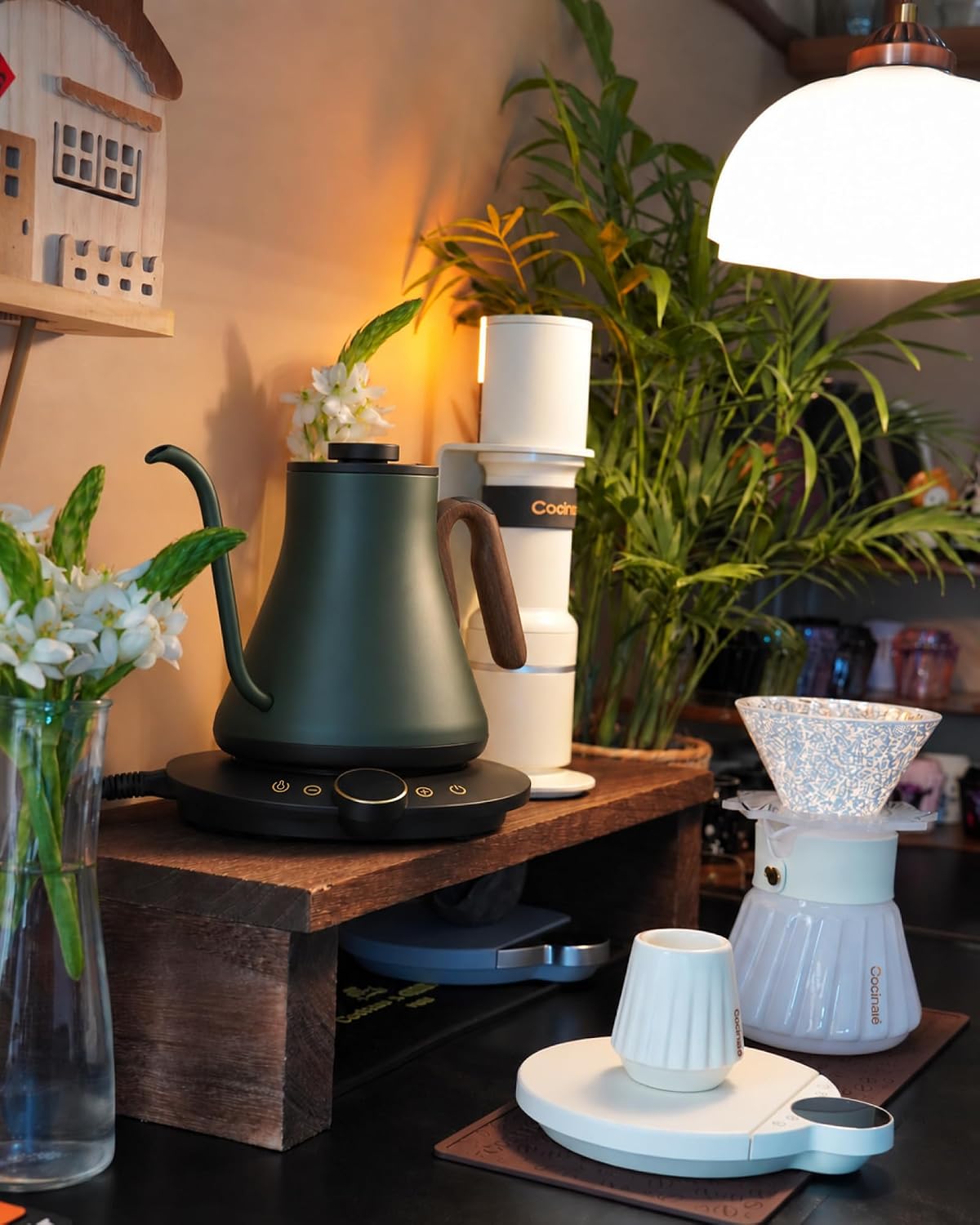 Thumbnail 1 de Cocinare Gooseneck Electric Kettle with ±1°F Precision, 0.9L, 1500W