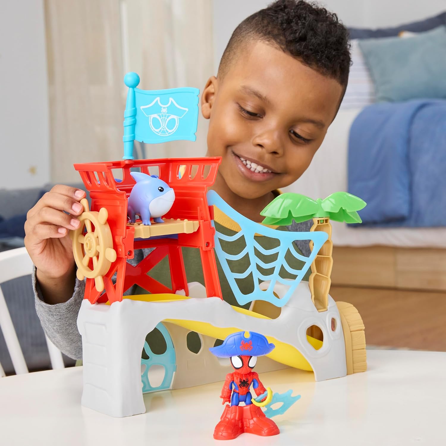 Detalle 2 de Hasbro Water-Webs Playset Spidey 7,6 cm