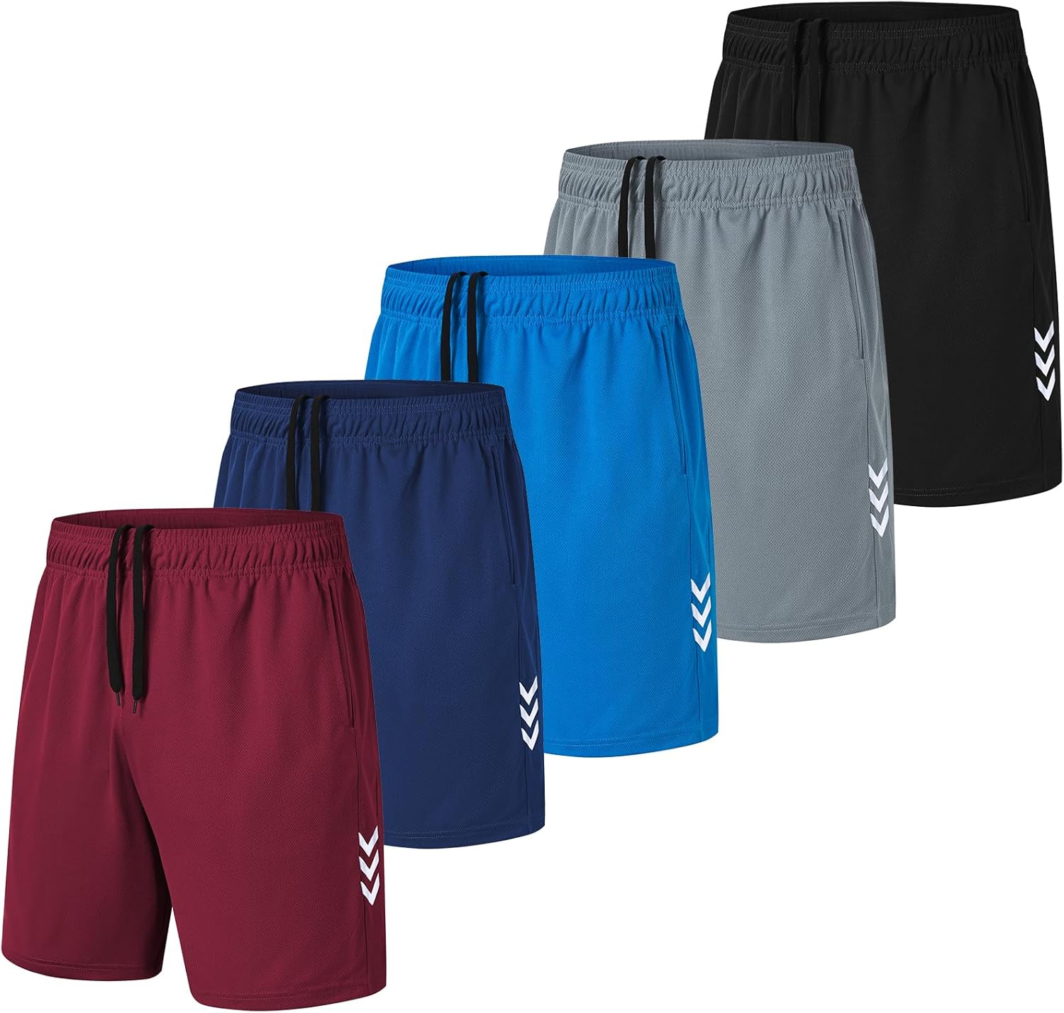 Thumbnail 5 de ku zwufs Herren Sporthose Kurze Atmungsaktive Dry-Fit Lauf Shorts