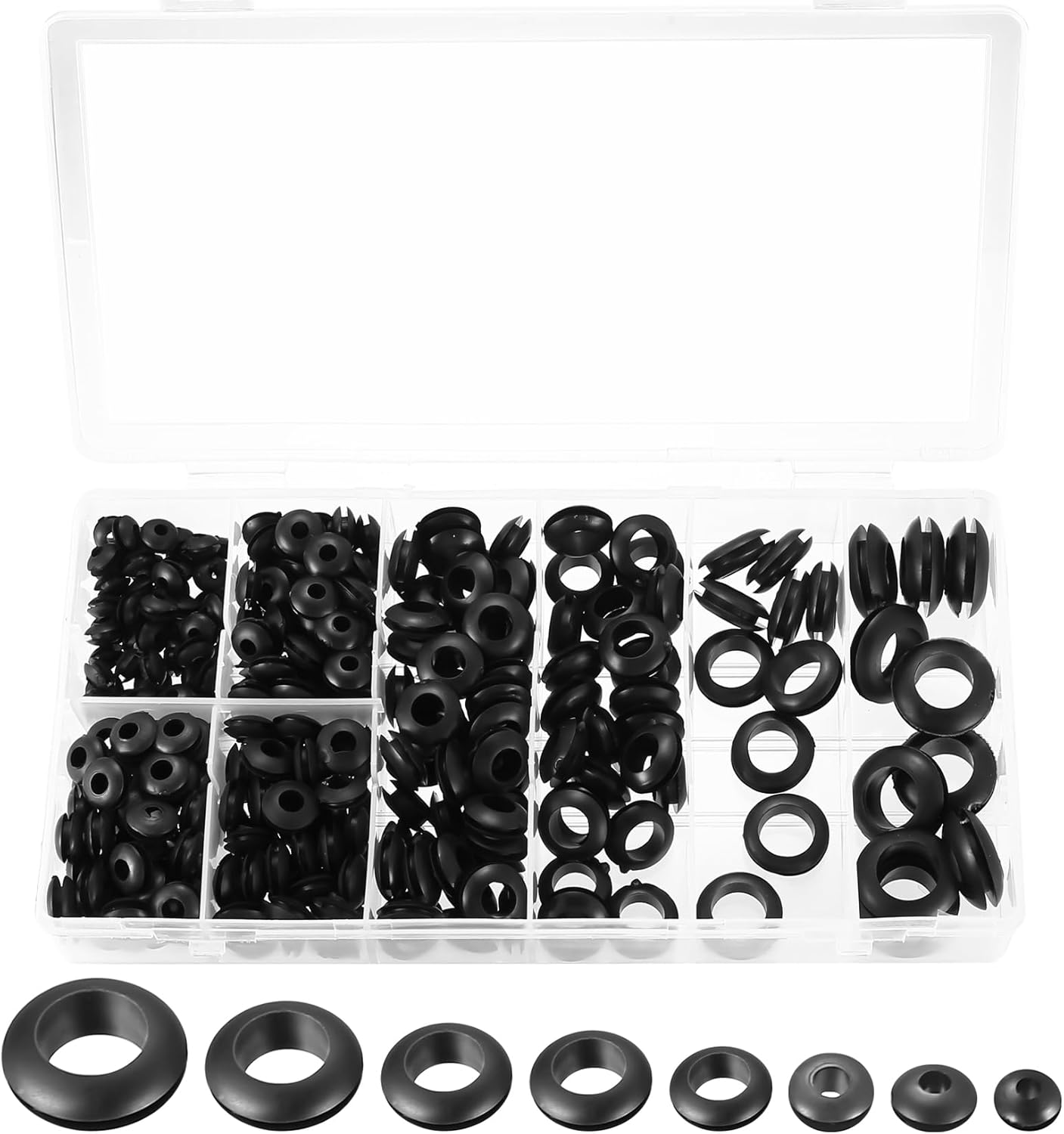 But Oswetf 295-teiliger Kabeldurchführung-Gummistopfen-Set (8 Größen) für Kabelschutz & Durchführung