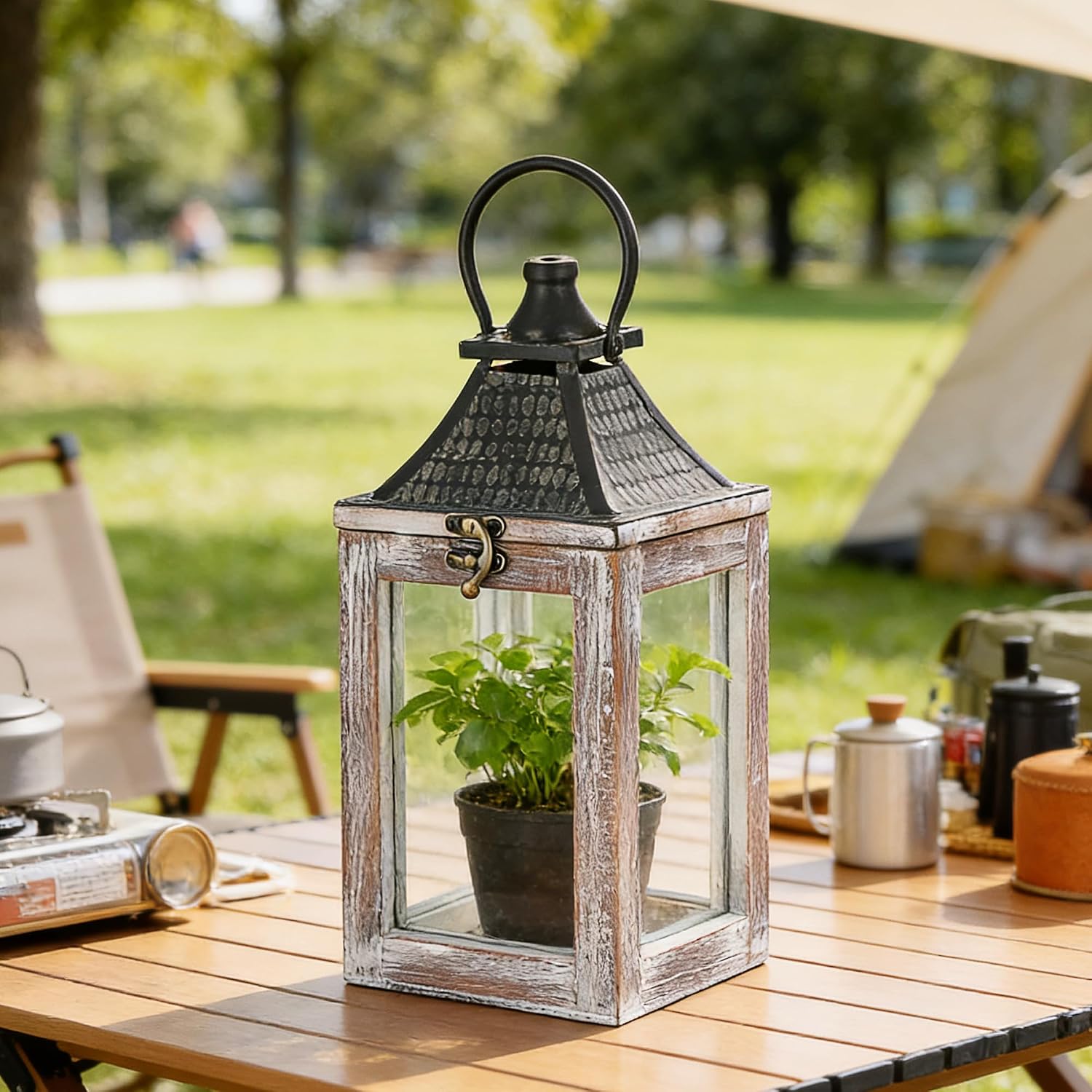 Detalle 1 de Decorative Lantern Set, 11-Inch