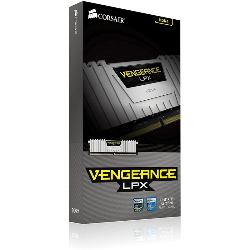 Detalle 2 de Corsair Vengeance LPX DDR4 3200MHz 16GB (2x8GB) CL16 Blanca