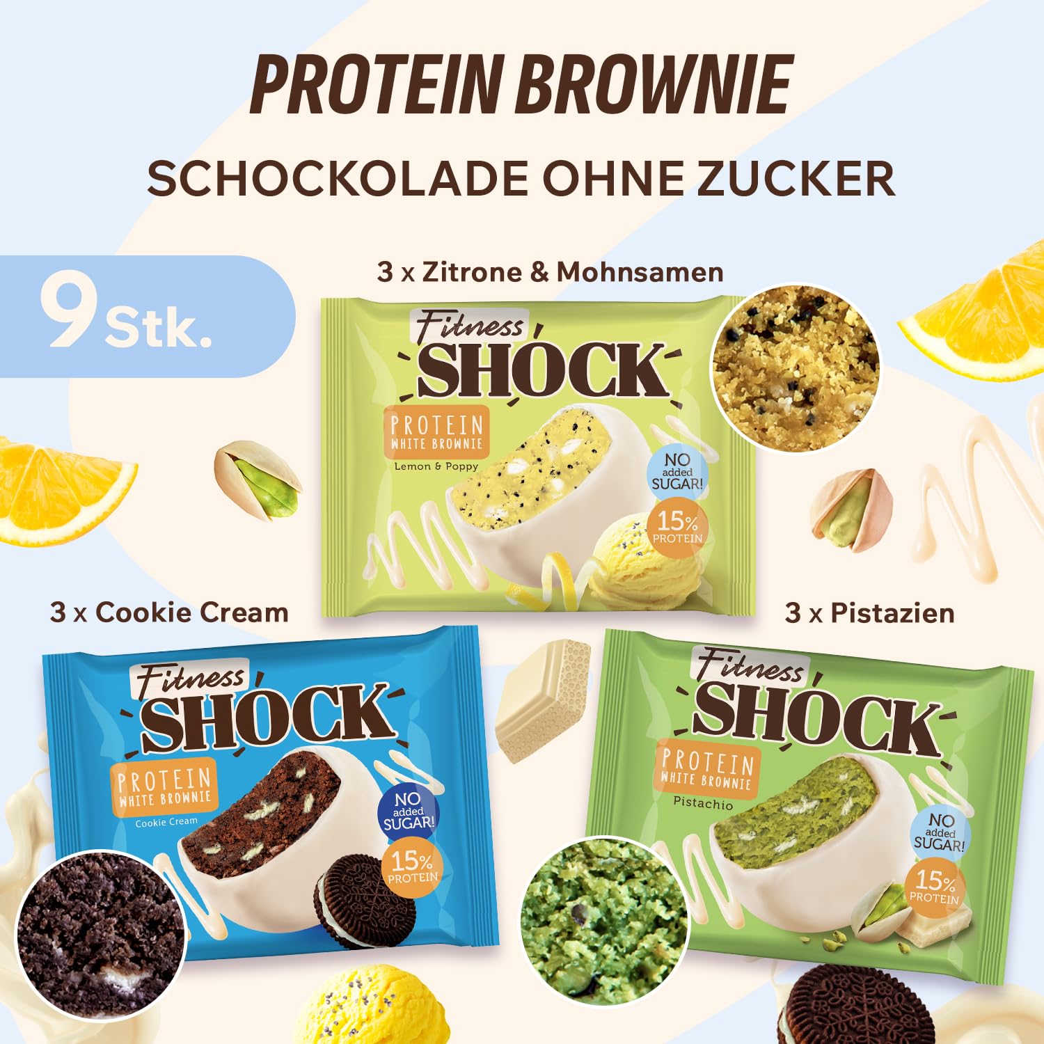 Thumbnail 1 de Protein Snack Mixbox ohne Zucker 15% Eiweiß