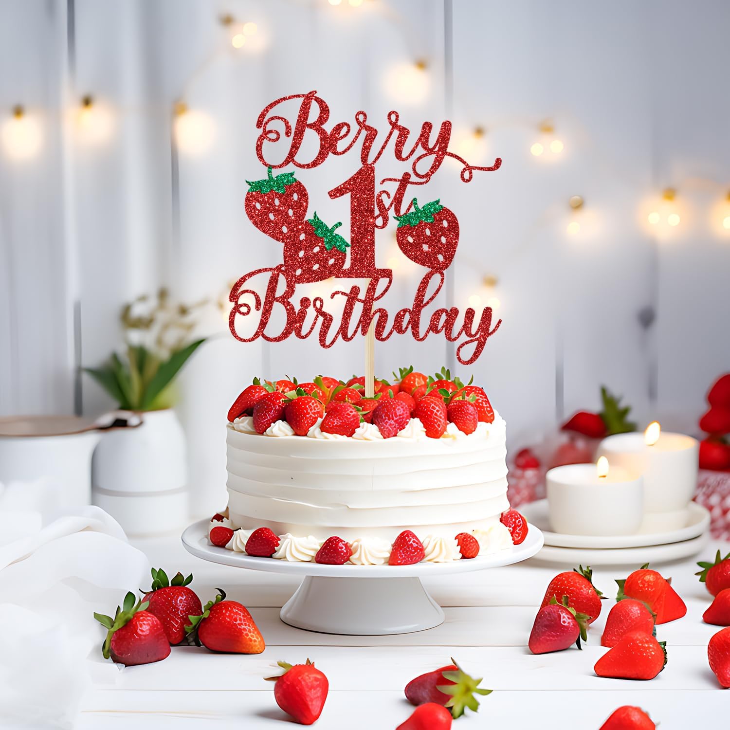 Detalle de 1st Birthday Cake Topper 18 x 12 cm