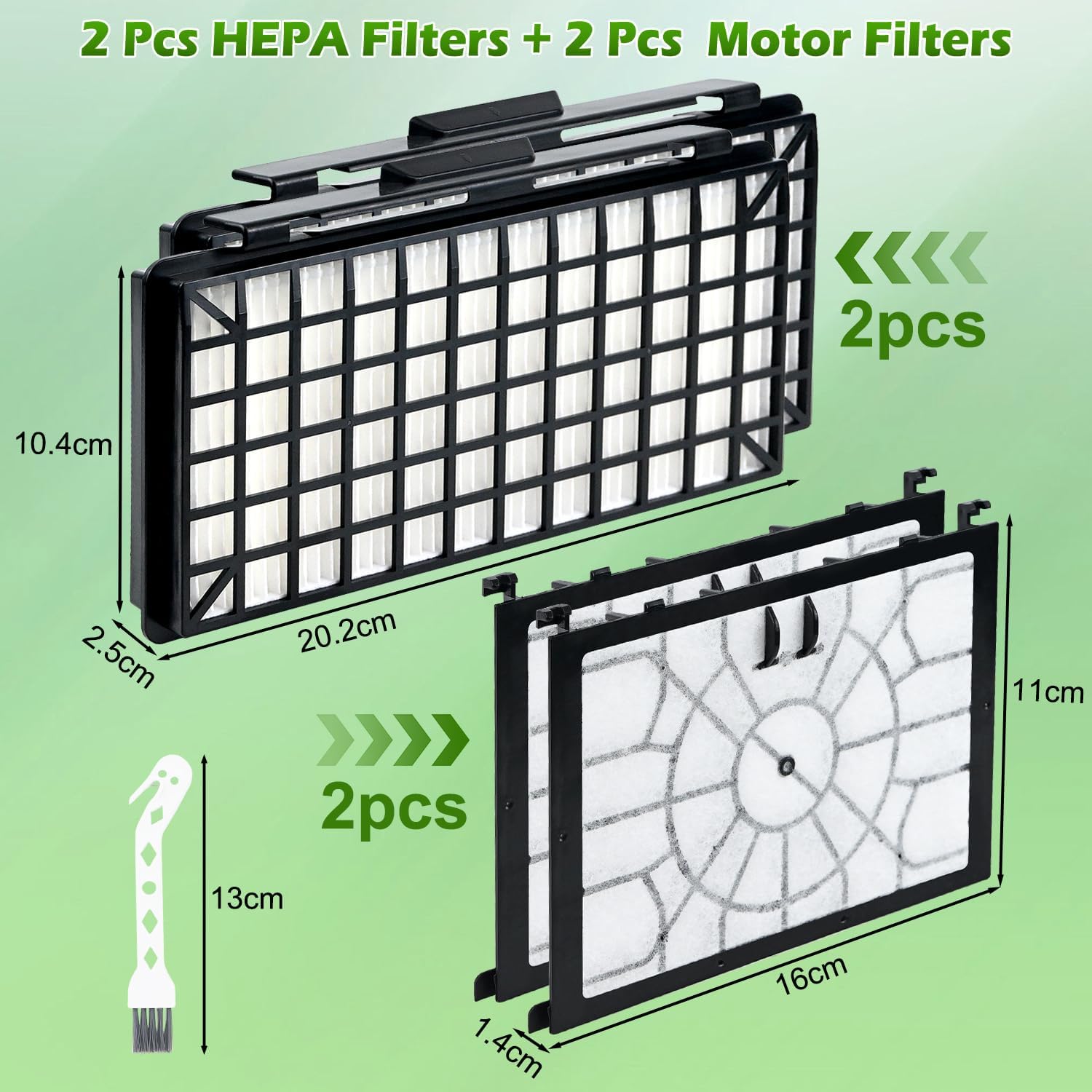 Detalle 2 de puiaxod Ersatzfilter 4 StĂĽck đź§ą