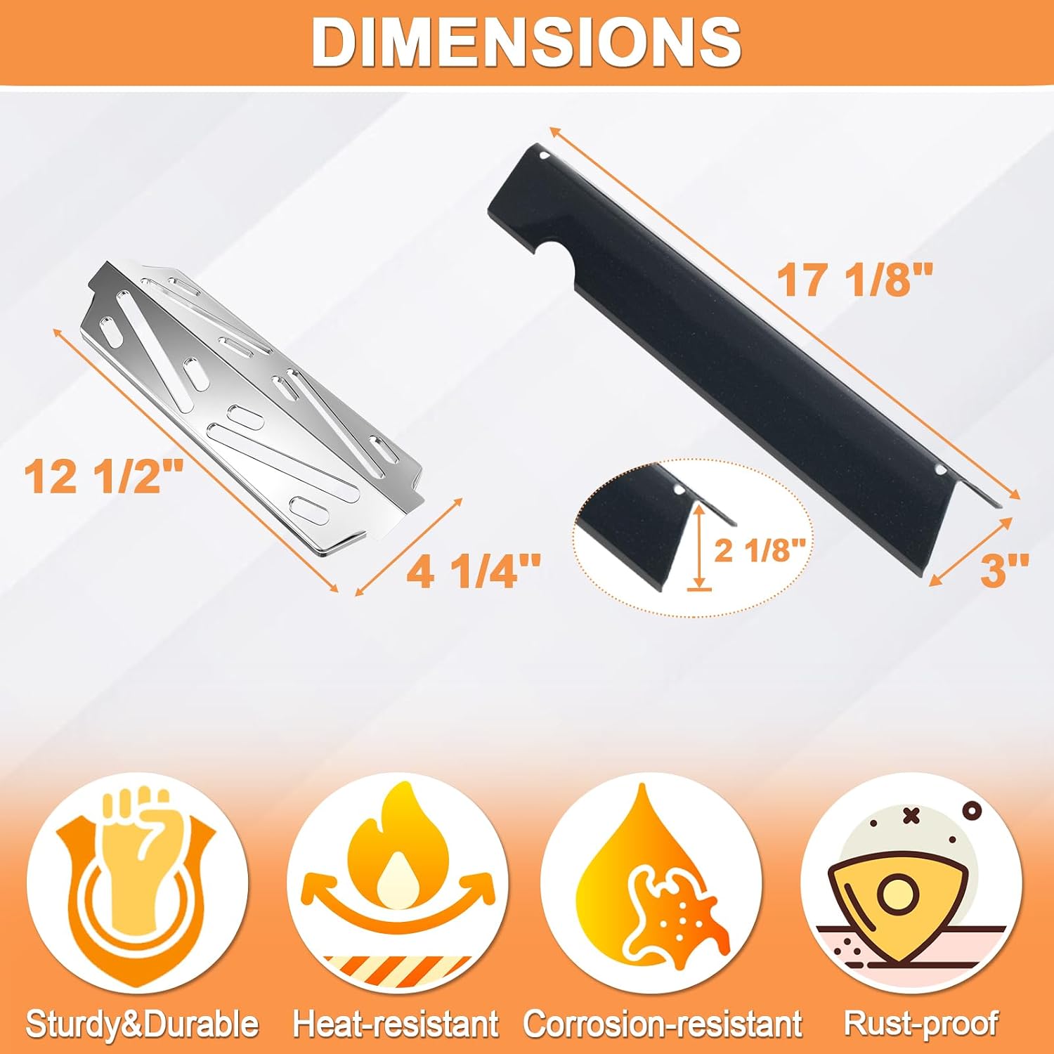 Detalle 2 de Genesis II grill replacement parts, porcelain-enameled steel