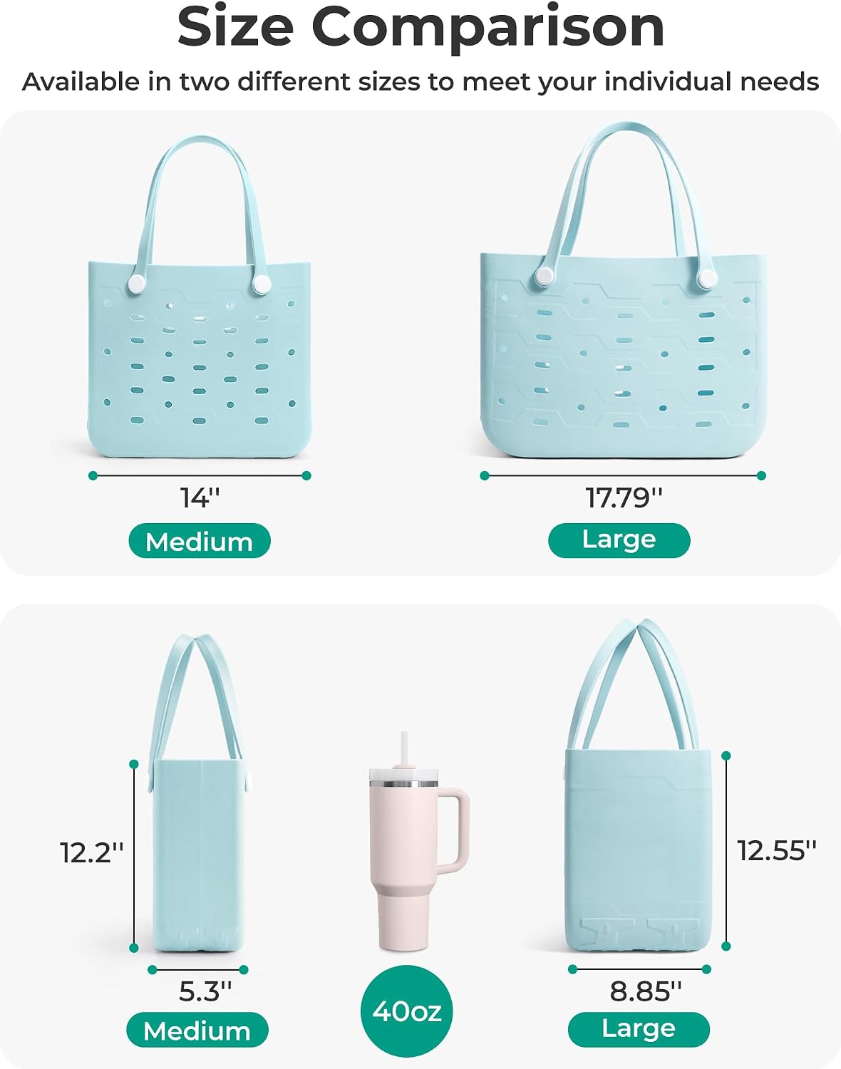 Thumbnail 5 de Beach bag for women, water resistant tote