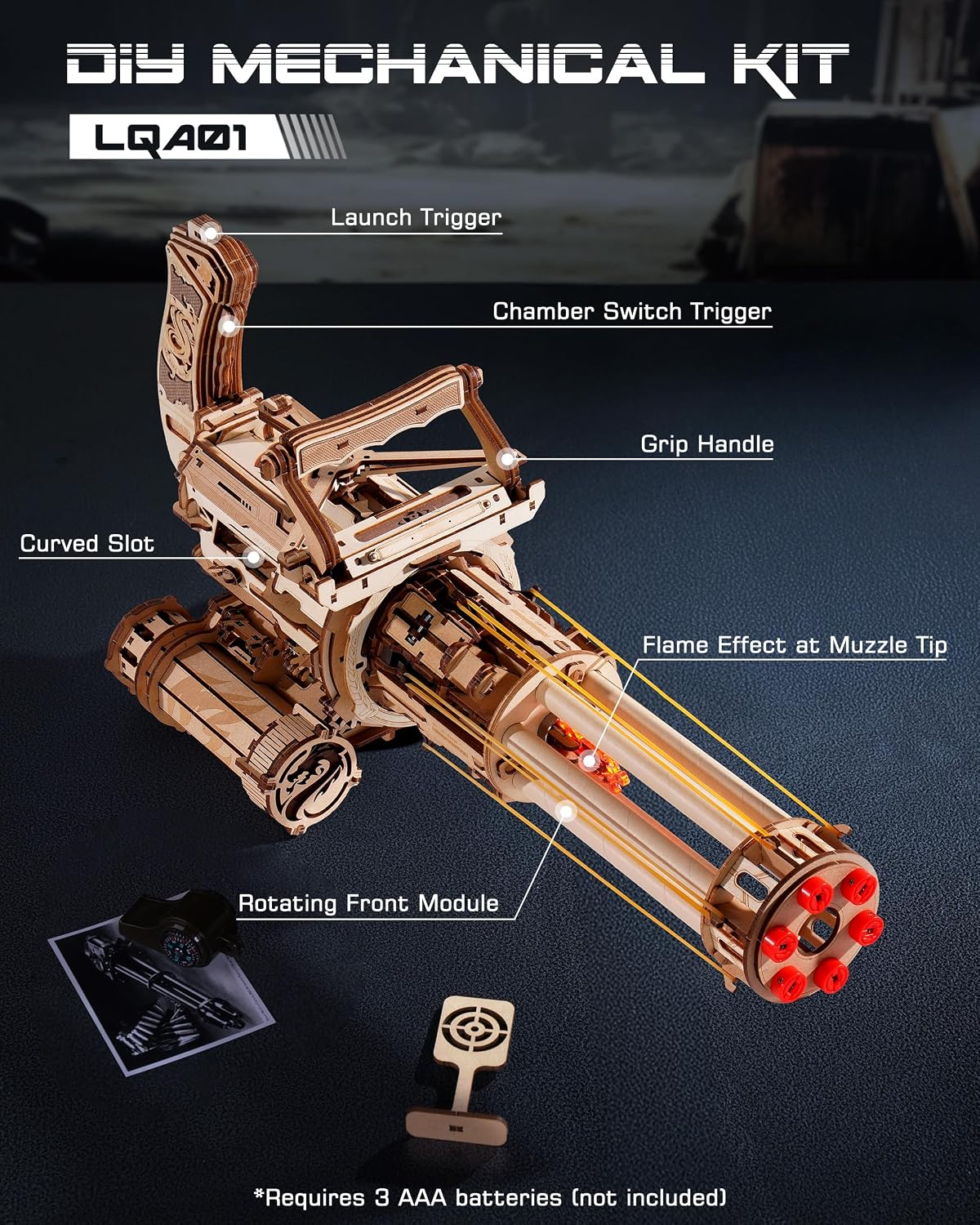 Thumbnail 4 de ROBOTIME LQA01 3D Wooden Puzzle