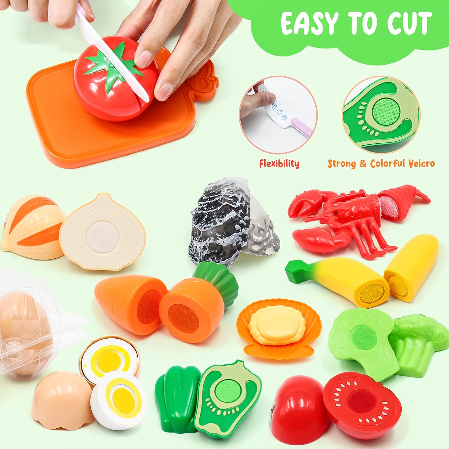 Detalle de 37Items 59Pc Kids Pretend Play Kitchen Accessories Set (Stainless Steel Pots & Pans)