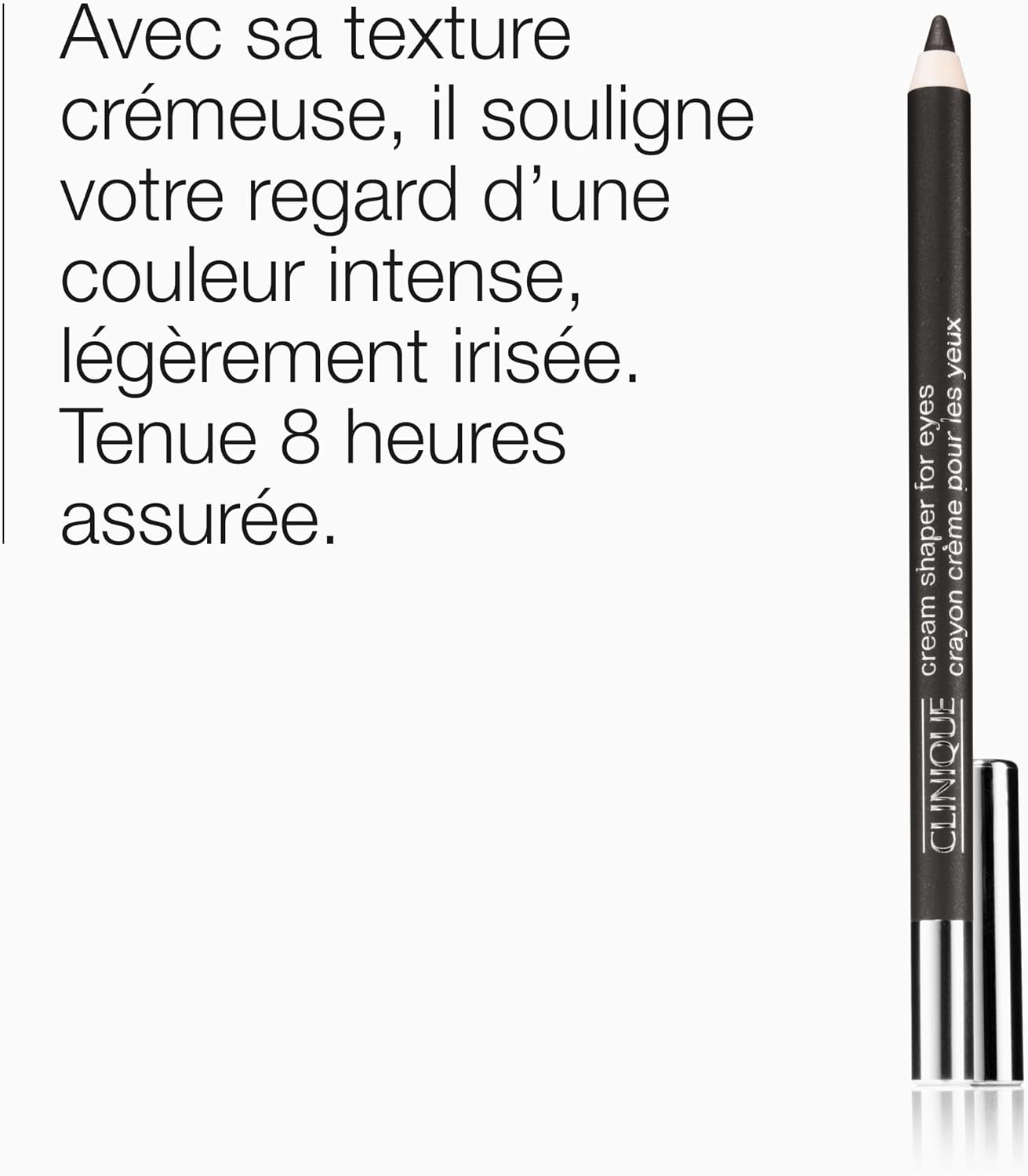 Detalle 2 de Clinique Cream Shaper Crayon Crème Eyeliner Pour les Yeux Waterproof + Ne Coule Pas – 1,2 g