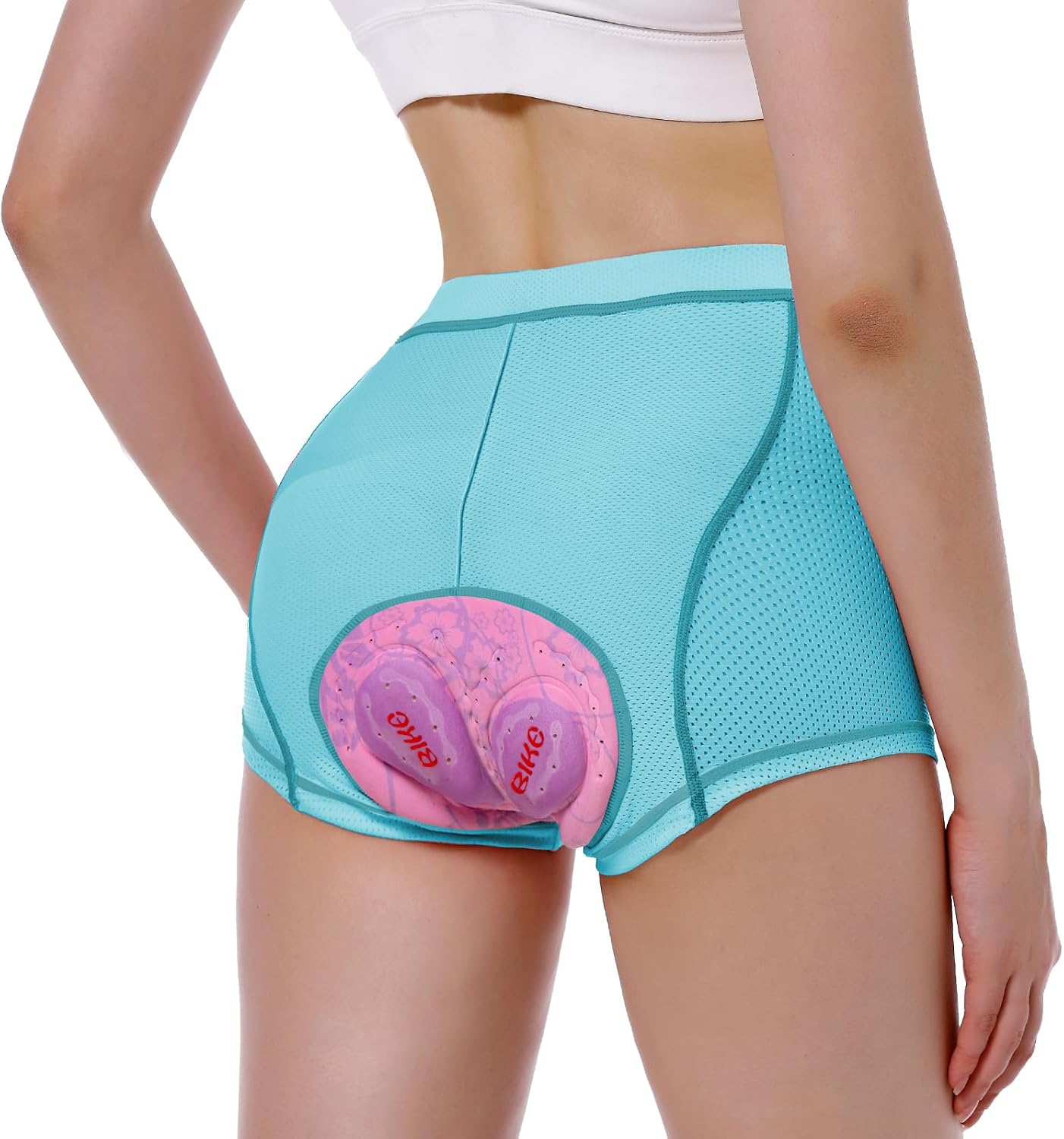 FEIXIANG Pantaloni da Ciclismo da Donna con imbottitura 4D Gel: comfort, traspiranti e design femminile