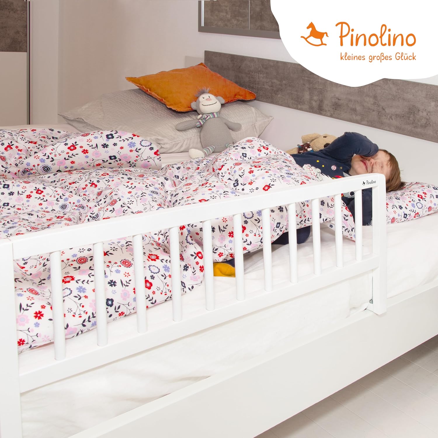 Thumbnail 6 de Pinolino Recinto di sicurezza per culla – recinto pieghevole in faggio bianco 90 x 32 x 36 cm