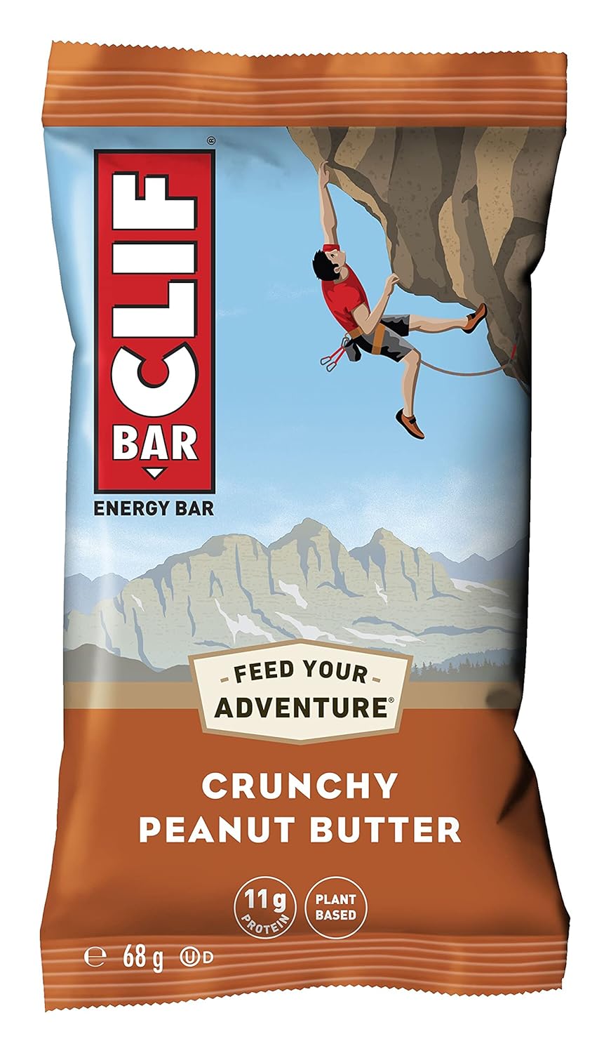 Detalle 2 de Clif Bar Crunchy Peanut Butter 12 x 68 g Energieriegel
