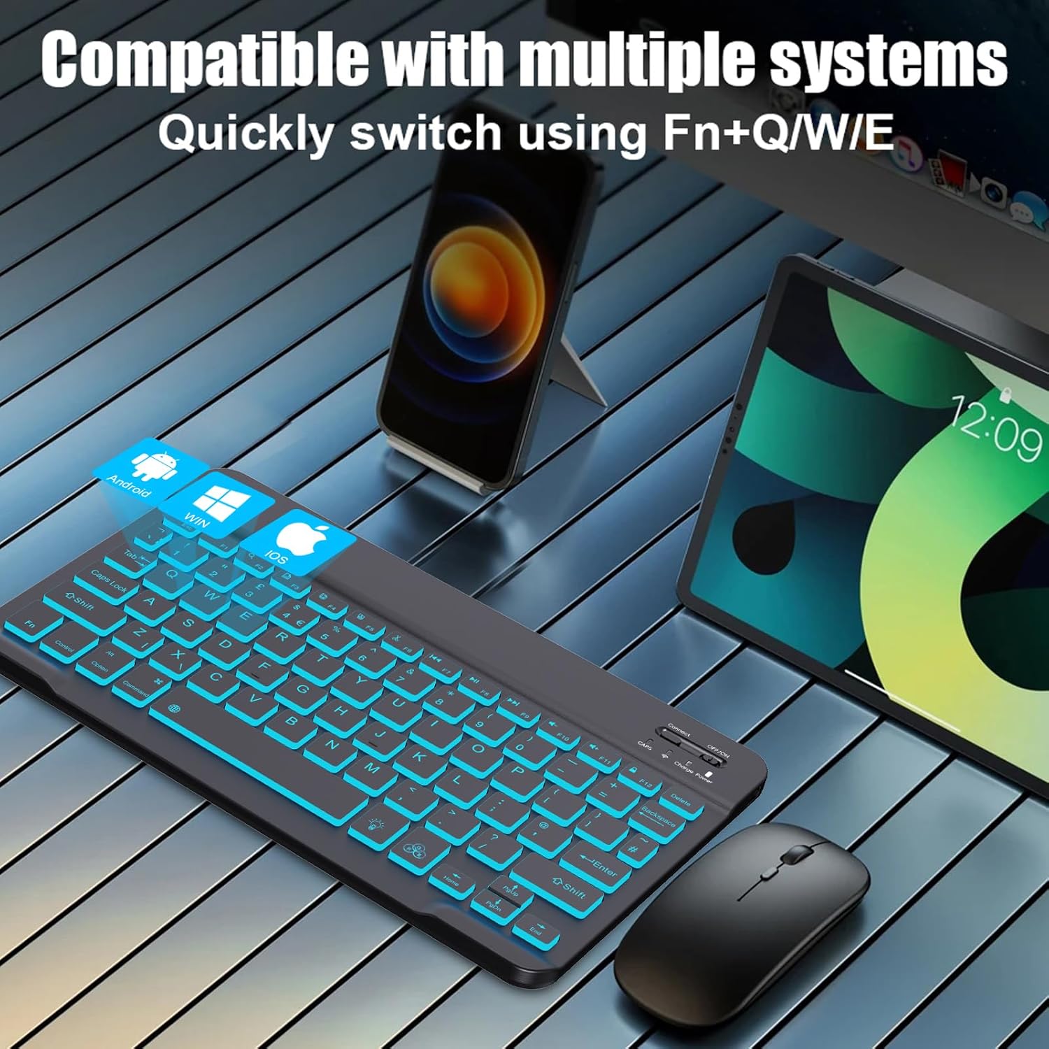 Thumbnail 1 de AG5I Backlit Bluetooth Keyboard