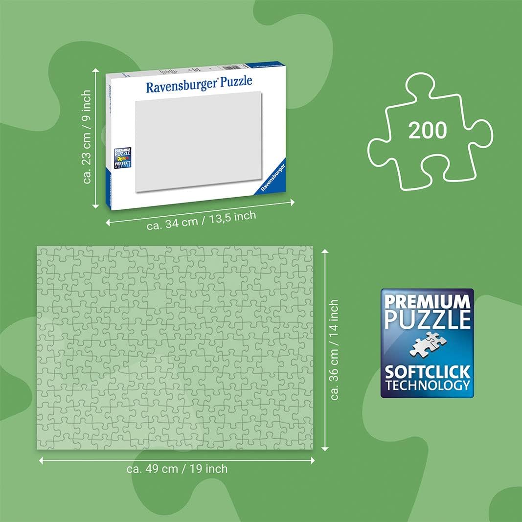 Detalle de Ravensburger Kinderpuzzle Unicorn Academy – Einhorn-Puzzle für Kinder ab 8 Jahren (200 Teile im XXL-Format)
