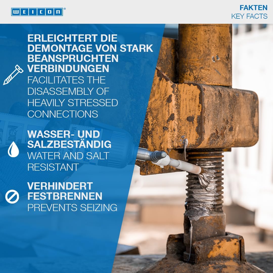Detalle de WEICON 26000003 värmebeständig monteringspasta, 30 g