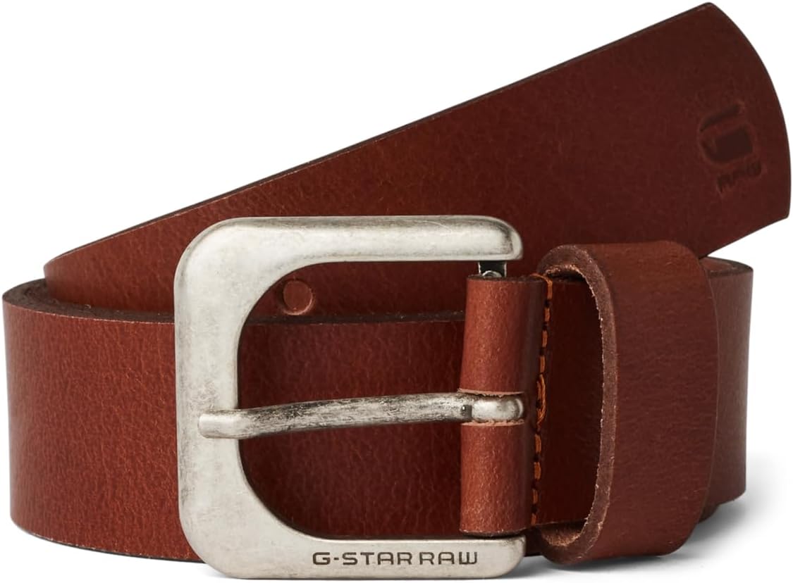 Thumbnail 6 de G-STAR Men’s Zed Belt leather belt with painted metal buckle