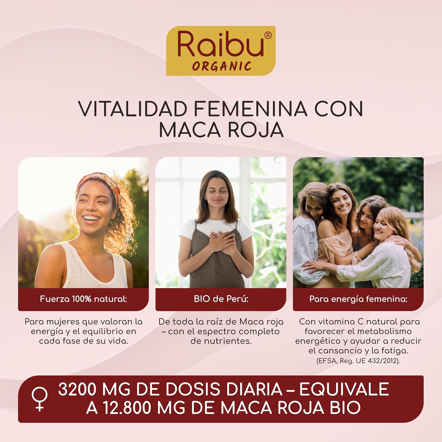 Detalle 2 de Maca Roja BIO Peruana 180 cápsulas