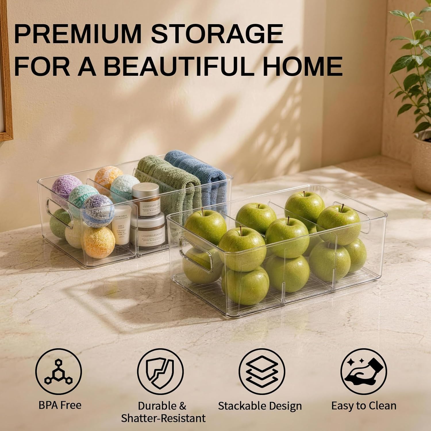Detalle 2 de Mpotmiy 6-Pack Pantry Organizers