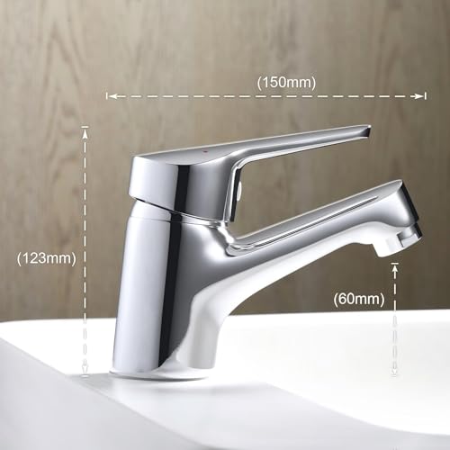 Thumbnail 5 de Ibergrif M11050 grifo monomando 3/8″ para lavabo 🚰