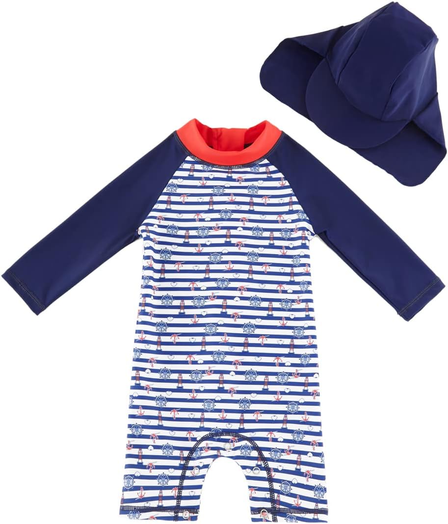 Thumbnail 6 de UMELOK Baby Badeanzug mit Sonnenhut – UV-Schutz (UPF 50+) für Baby Jungen