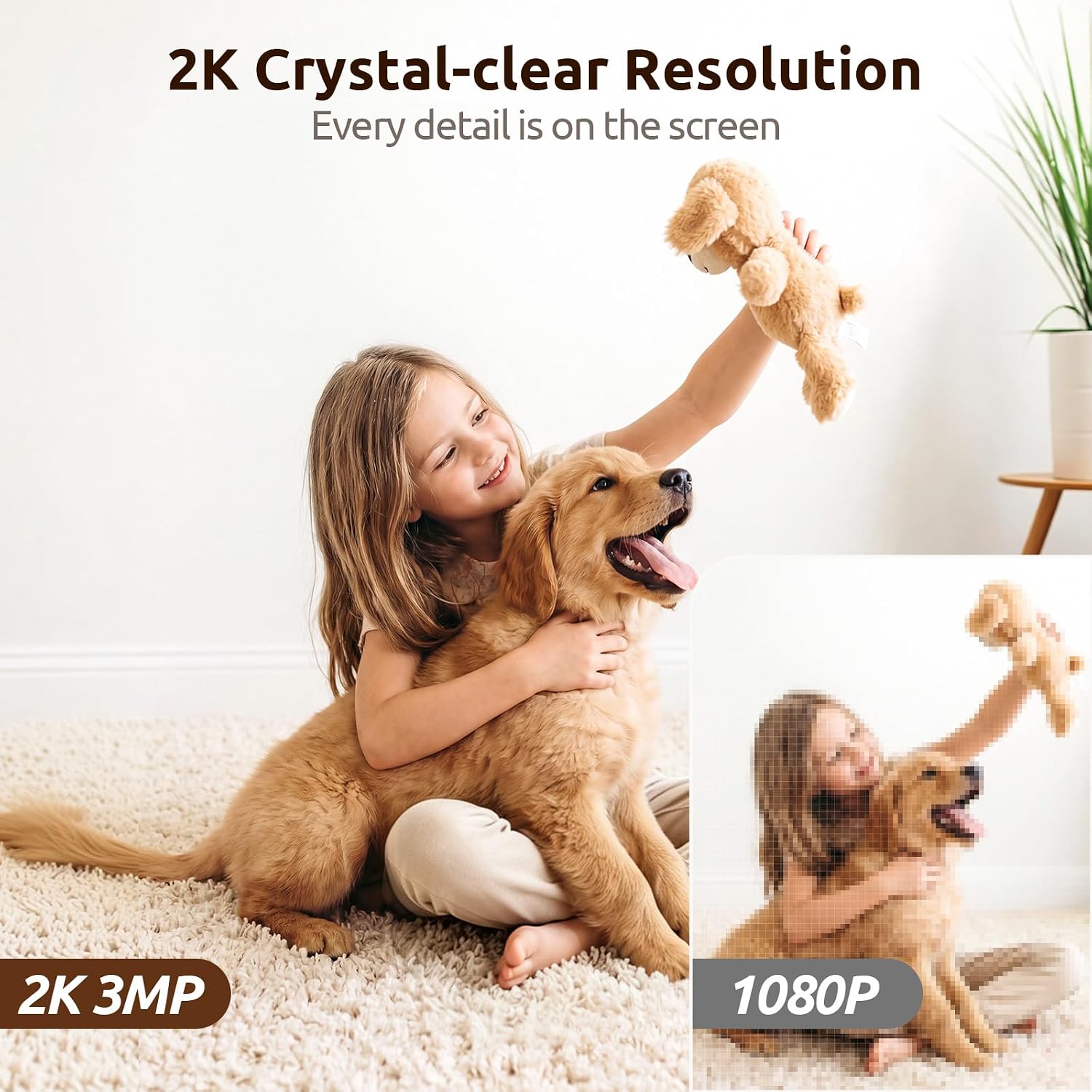 Detalle 1 de AOQEE Indoor Security Cameras 2-Pack