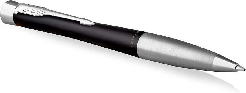 Detalle 2 de PARKER Urban Twist Bolígrafo Negro con Detalles Cromados ✒