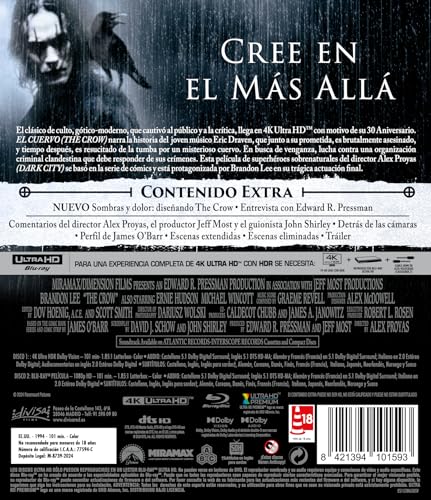 Detalle 2 de El Cuervo (The Crow) 4K UHD