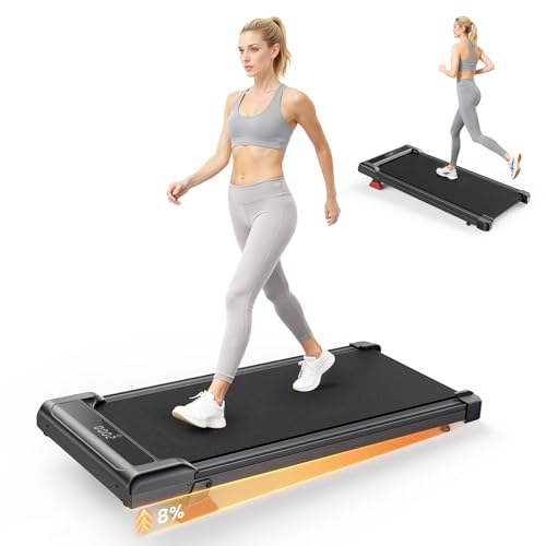 Detalle de HomeFitnessCode Tapis de Course 3 en 1 avec Pente 7% – Modèle Rose, 2,5 CV, Silent et pliable