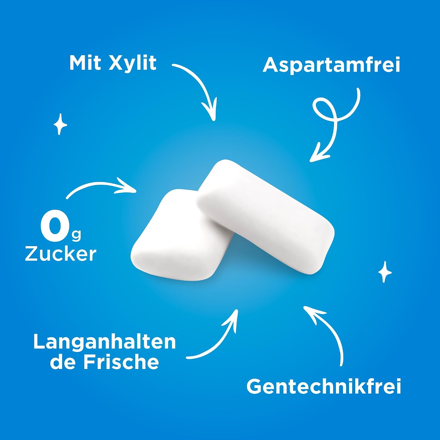 Thumbnail 3 de PUR Gum Zuckerfreier Kaugummi mit Xylitol – Peppermint, vegan, glutenfrei, 55 Stück (3er Pack)