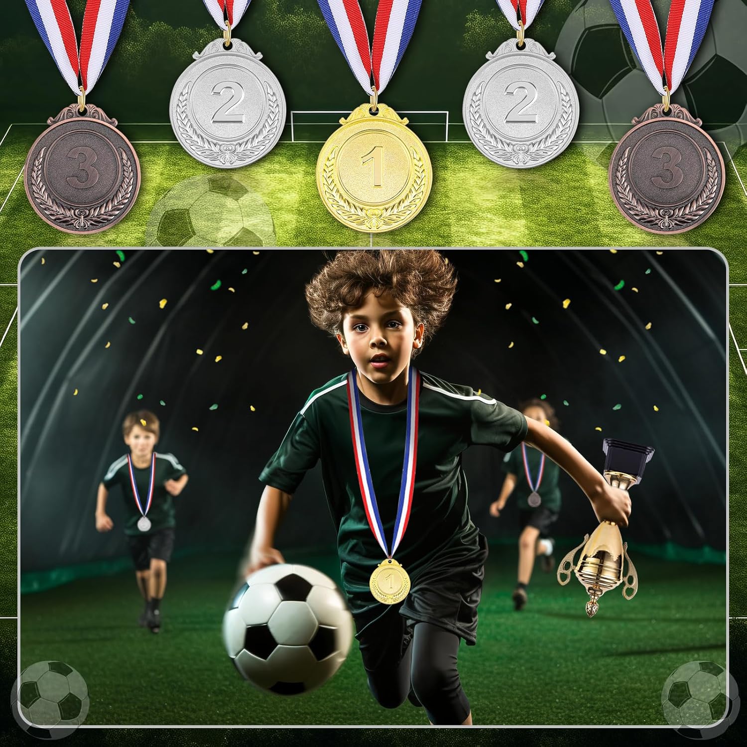 Thumbnail 6 de Xapypy Olympic Medals 12 Pack 2in