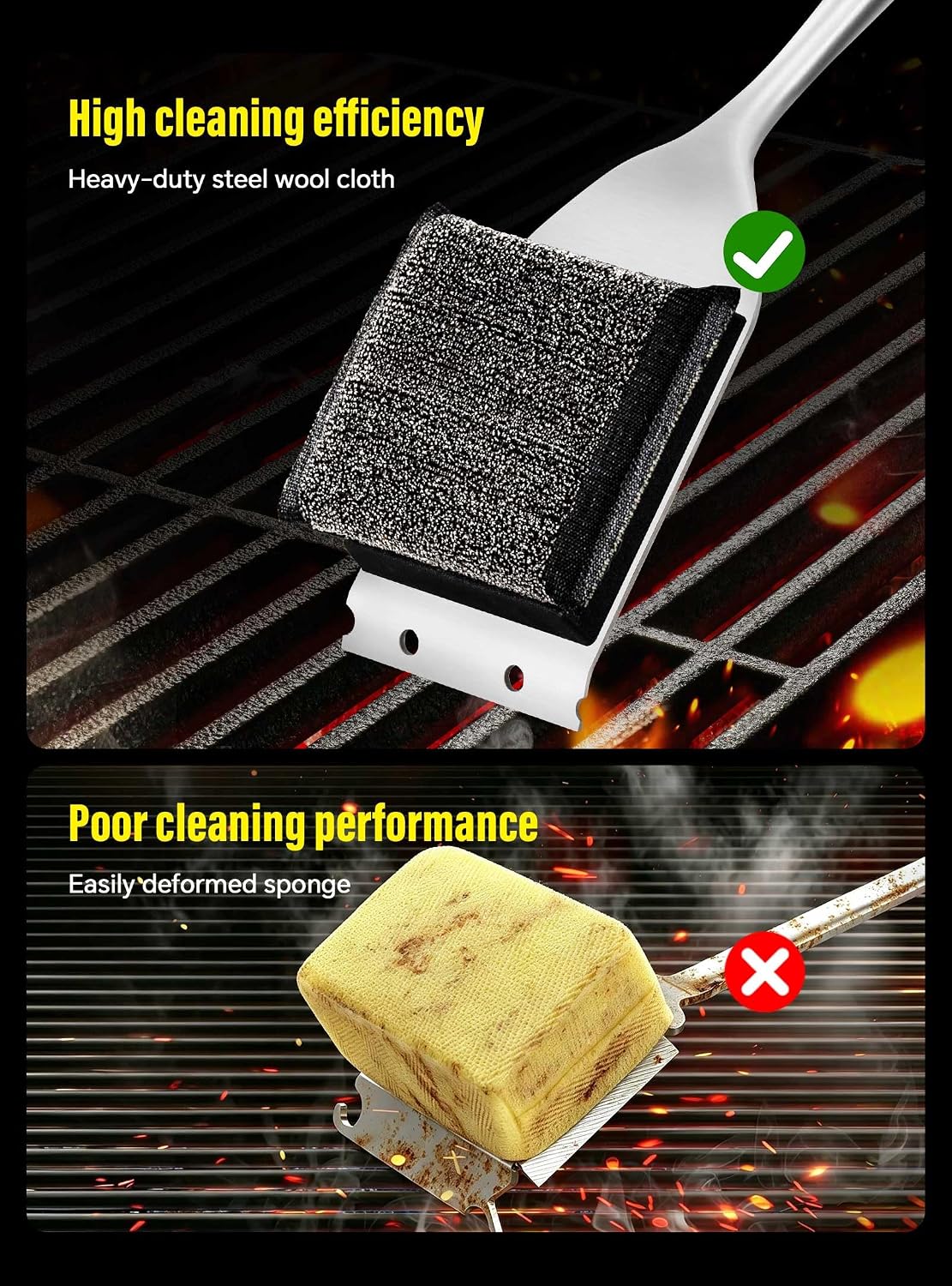 Thumbnail 4 de XUDKAKAIXIN Grill Brush with Replacement Head