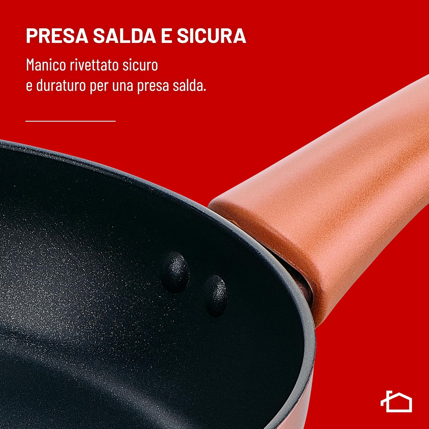 Thumbnail 6 de Lagostina Rosé padella antiaderente Ø 26 cm Titanium con Thermo-Signal e manico rivettato, compatibile con induzione