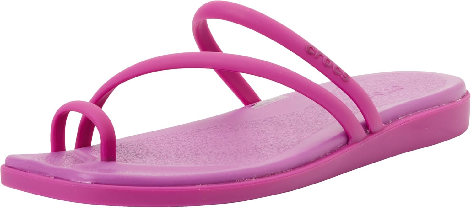 Thumbnail 4 de Crocs Women Miami Toe Loop Sandal in Cocoa Cream (UK 3)