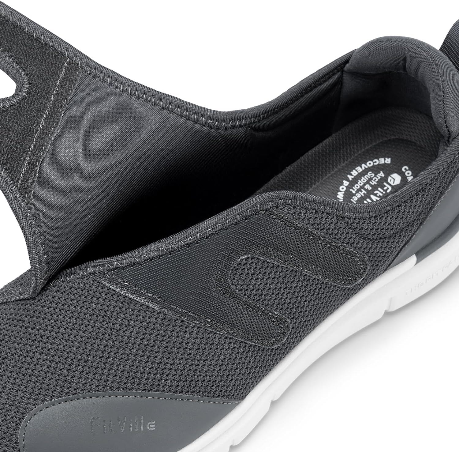 Thumbnail 1 de FitVille Extra Weite Reha-Schuhe für Herren mit Klettverschluss – Walking- & Pflege-Hausschuhe für sensible Füße