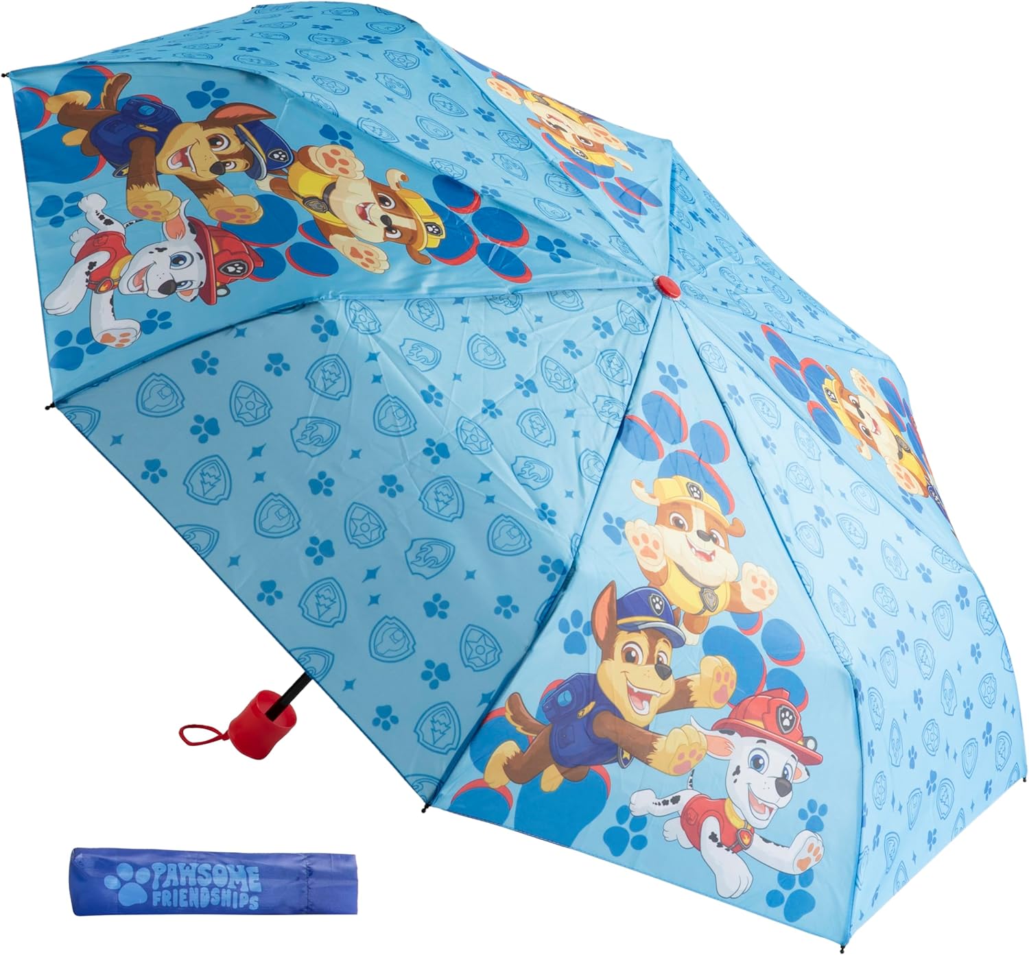 Undercover Pocket Ombrello pieghevole tascabile con custodia protettiva, diametro 94 cm