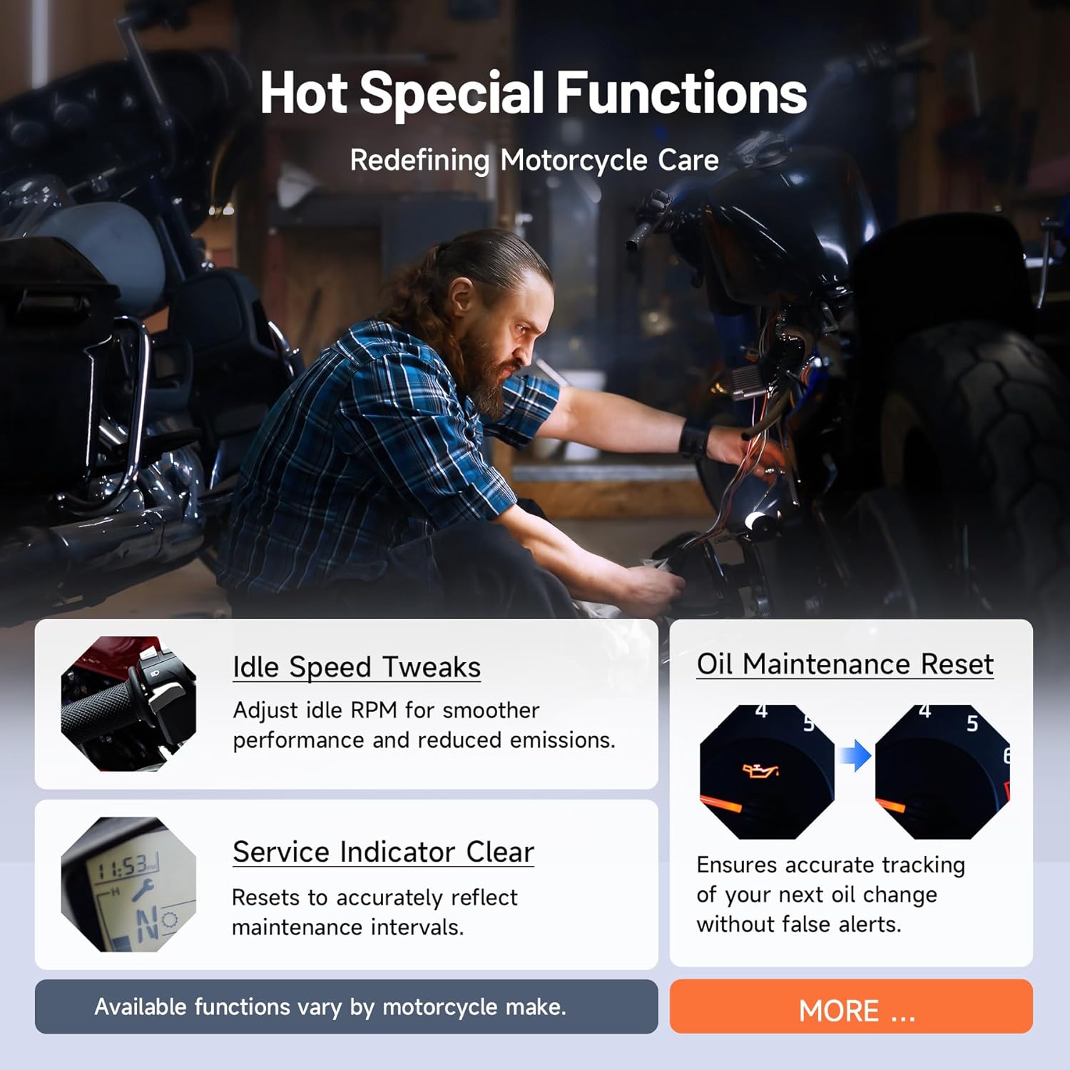 Thumbnail 4 de TopScan Motorcycle OBD2 Scanner
