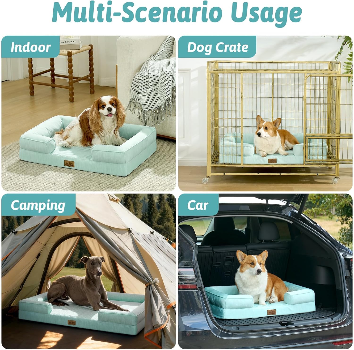 Detalle 2 de COZY KISS Orthopedic Dog Bed, 44x32 inch