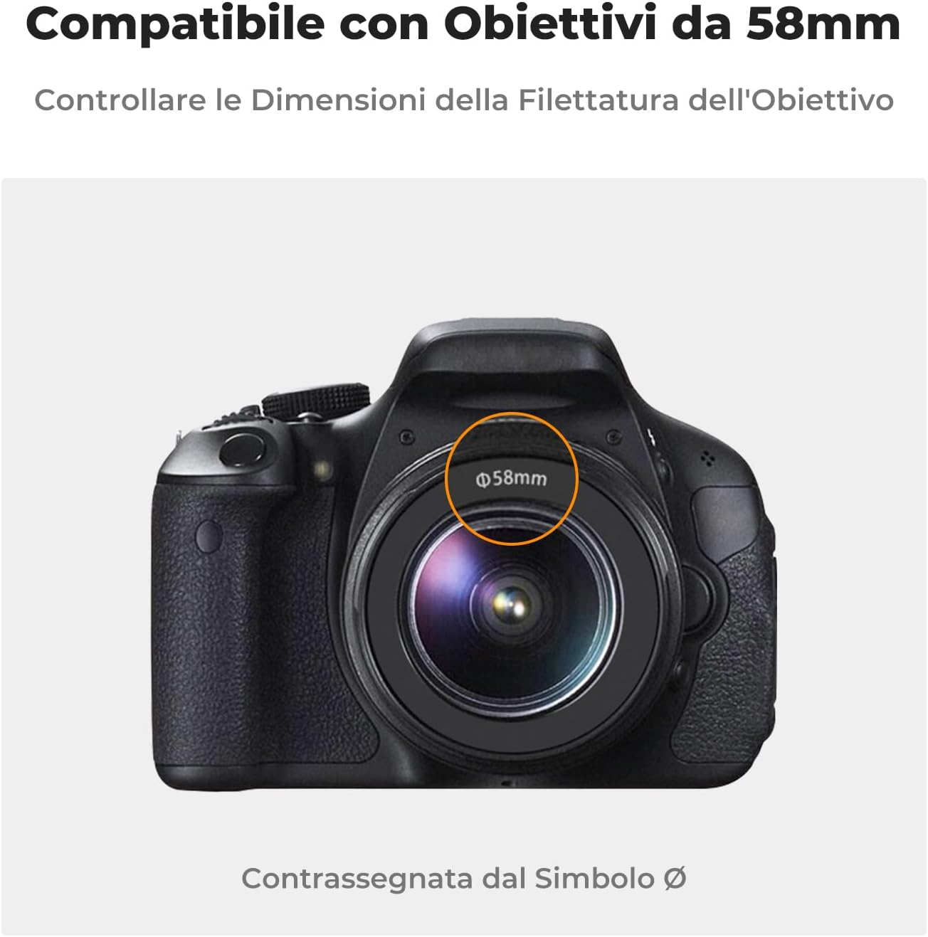 Detalle de K&F Concept Paraluce per Canon RF24-50mm