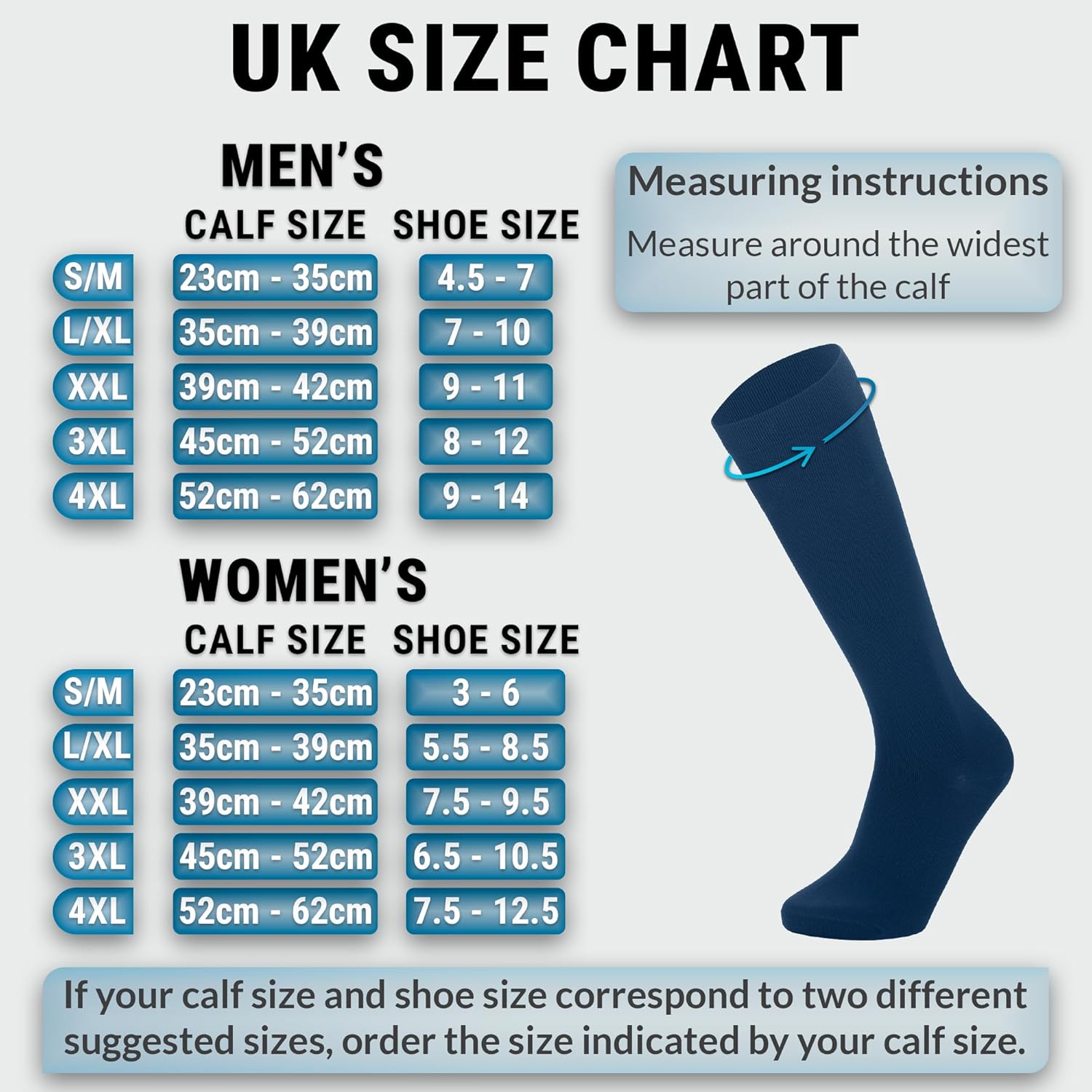 Detalle de Compression Socks 15-20 mmHg for Travel