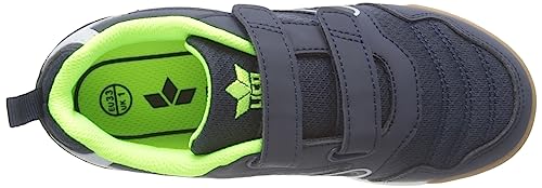 Detalle de Lico BOULDER V Unisex Kinder Multisport Indoor Schuhe Marine/Lemon