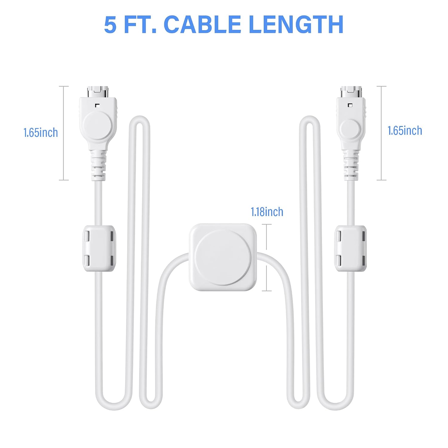 Detalle de Tomee M04075 2-Player Game Link Cable for GBA and GBA SP, 5 ft.