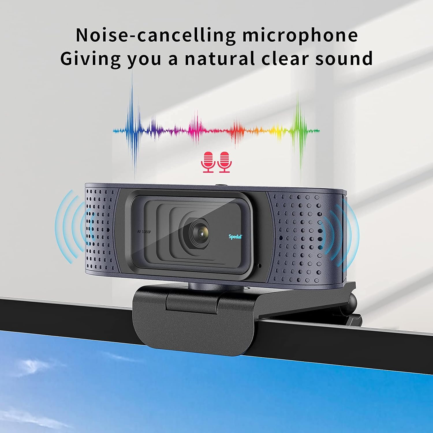 Detalle 2 de Webcam Spedal 1080p Full HD Autofocus 30 i/s