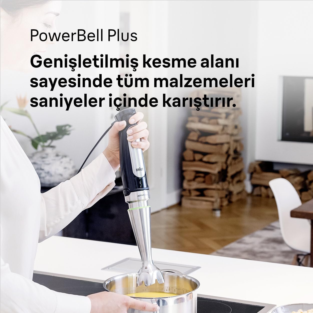 Thumbnail 2 de Braun MultiQuick 7 MQ7045 Hand Blender: Smart Speed, Splash Control and EasyClick Accessories