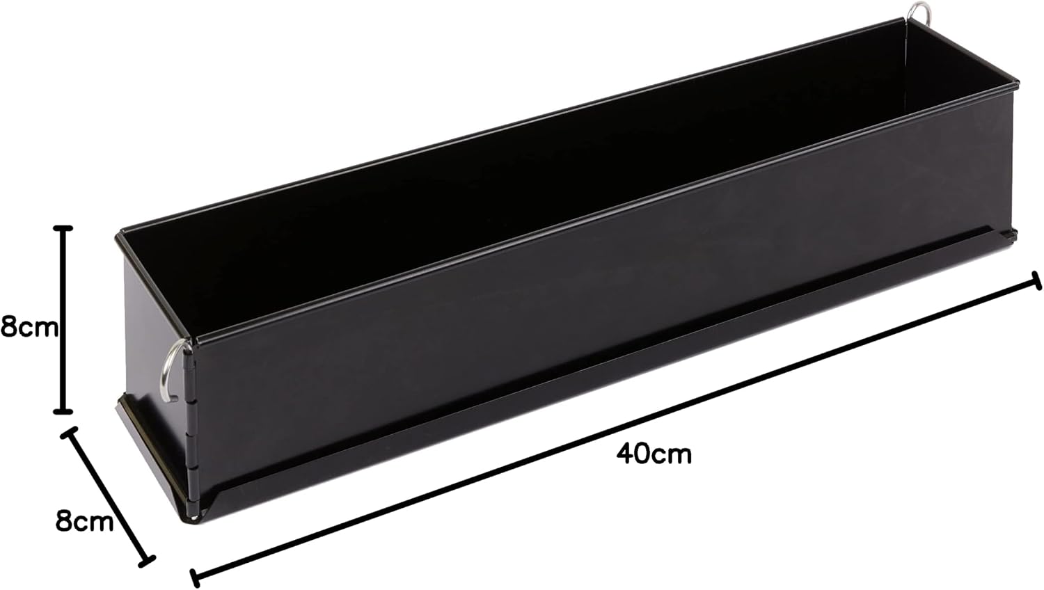 Detalle 1 de Paderno PateCm 40 – aluminiowa forma do ciasta, prostokątna, 1,5 l